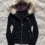 Y2K Vintage Skull Print Hoodie