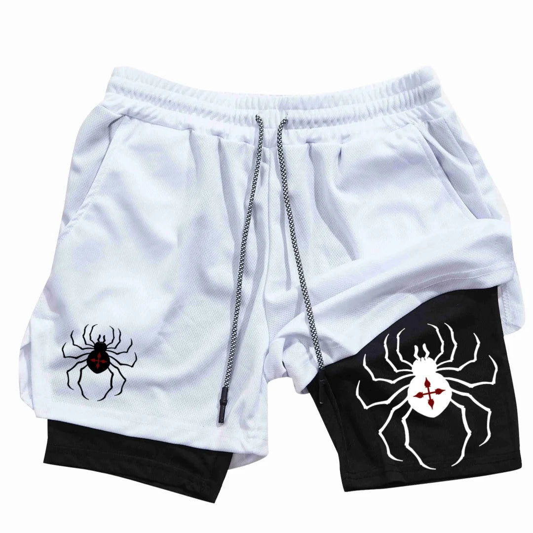 Anime-Hunter-x-Hunter-Performance-Shorts-for-Men-Breathable-Spider-Gym-Shorts-Summer-Sports-Fitness-Workout
