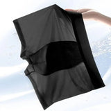 4 PCS Men's Boxers Shorts Underwear Antibacterial Cool Breathable Ice Silk SmoothVentilate Fashion 4 Colors Mixing XL 3XL 4XL 6
