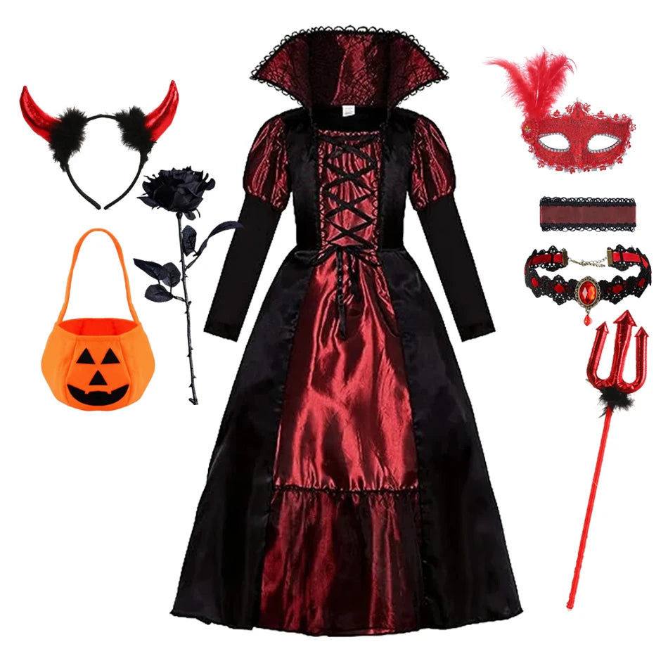 Girls’ Gothic Ghost Bride Costume