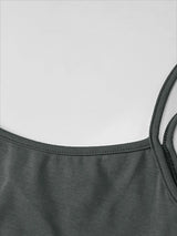 2025 Summer Women's New Fashion Simple Temperament Suspender Long Backless Slim Waisted Casual Dresses 5