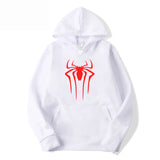 Fashion brand Men's Hoodie Casual Hoodie Sweatshirt Men's/Women's top Solid color printed spider hoodie sweatshirt