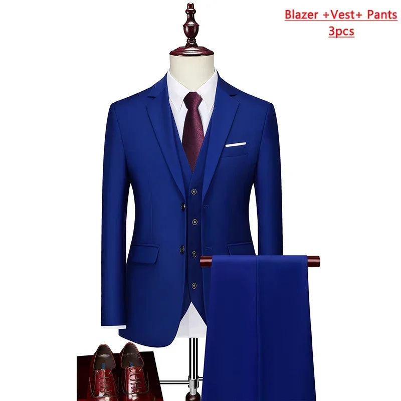 Men’s Premium 3-Piece Formal Suit Set