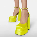Retro Platform Mary Janes
