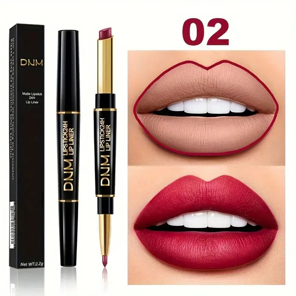 Double-Ended Long-Wear Lipstick & Liner