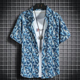 Hawaiian beach shirts Men's short-sleeved casual shirts 3