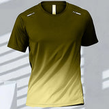 Men's Gradient Quick-Dry Sports Tee