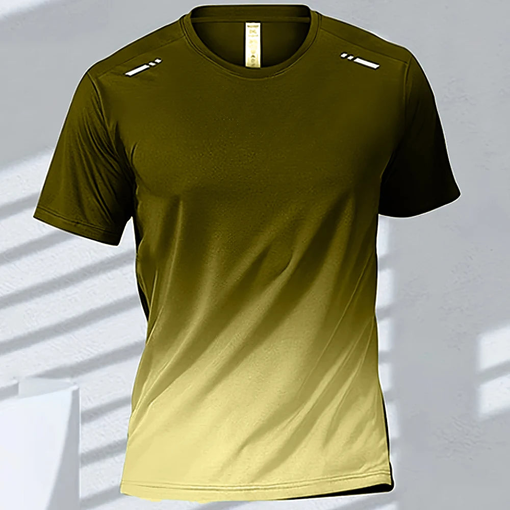 Men's Gradient Quick-Dry Sports Tee