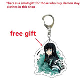 Anime Kimetsu No Yaiba Tokitou Muichirou Cosplay Kostuums Kisatsutai Uniform Pruik Halloween Kostuum Volwassen Kids 6