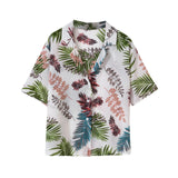 Men Street Fashion Summer Daily Shirt Hawaiian Cartoon Print Casual Loose Shirts 4