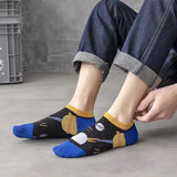 10 Pairs Of Casual Trend Ankle Socks For Men And Women, Comfortable, Breathable And Cute Cartoon Summer Couple Boat Socks 3