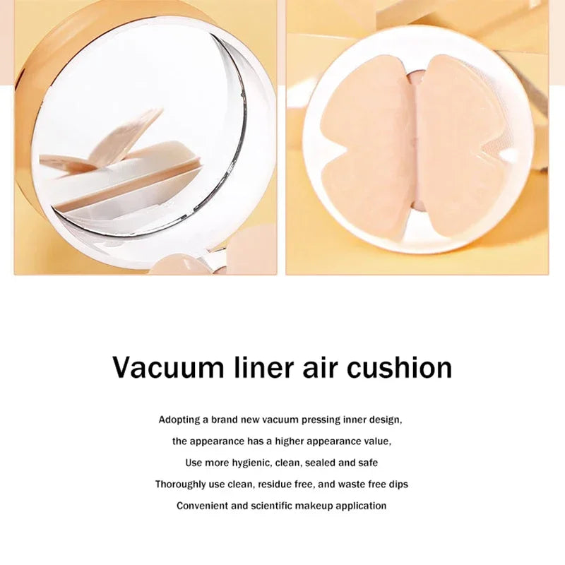 Air Cushion BB Cream Butterfly Powder Puff Moisturizing Foundation Concealer Whitening Oil-control Waterproof Makeup Cosmetics 3