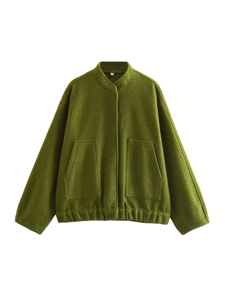 Oversized Vintage Bomber Jacket