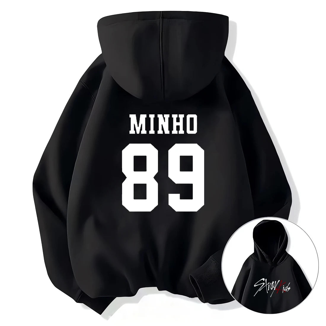 Vintage Graphic Print Stray Kids Hoodie