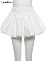 Ball Gown Skirts Women Summer Trend Midnight Waistband Miniskirts Birthday 6