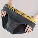 5Pcs Men's Underwear Summer Men Briefs Male Large Size XS-XL Boy Comfortable Solid Underpants Fungi-Proofing Men Panties 2