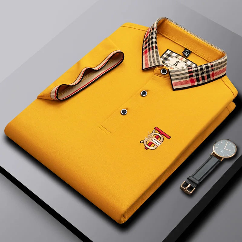 Exquisite Embroidery Casual Cotton Polo Shirt TheFashionFever