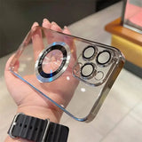 Luxury Plating Clear MagSafe Case