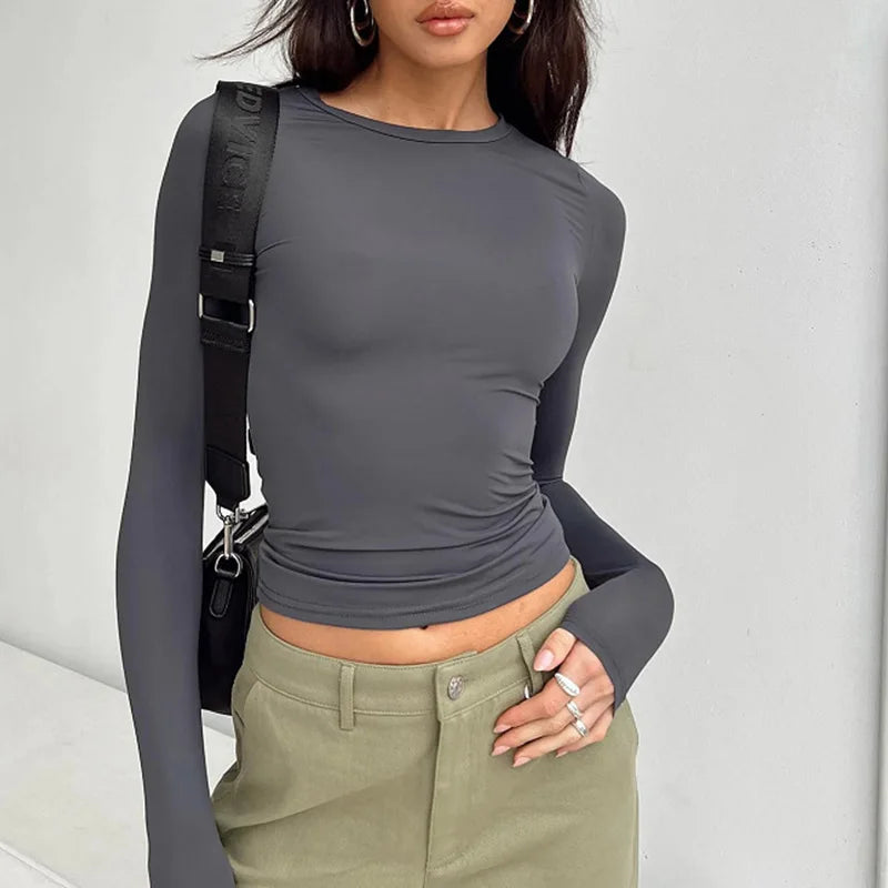 Women’s Slim-Fit Long Sleeve Base Tee