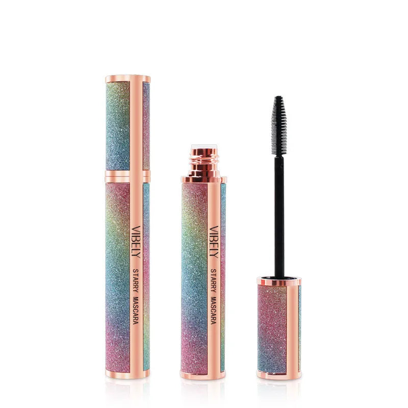 4D Brilliant Starry Sky Black  Mascara Slim, Thick, Curled, Waterproof, Long lasting, Non Staying Mascara 5