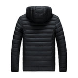 8XL Men New Autumn Winter Warm Waterproof Parkas Jacket Coat Mens Hooded Casual Outwear Detachable Hat Outfits Parkas Coat Male 3