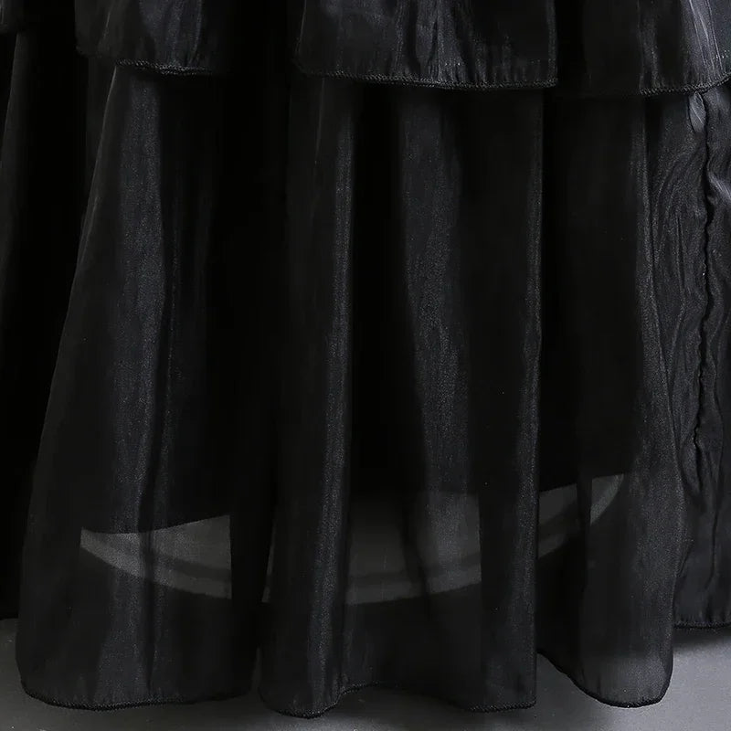 Wednesday Adams Cosplay for Girls Costume 2025 New Vestidos For Kids Carnival Easter Halloween Party Costumes for 3-12 Years 6