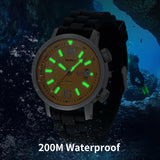 Miyota 8205 20ATM Diver Automatic Mechanical Watch Men Waterproof Wristwatch Swimming Self Winding Watch 3