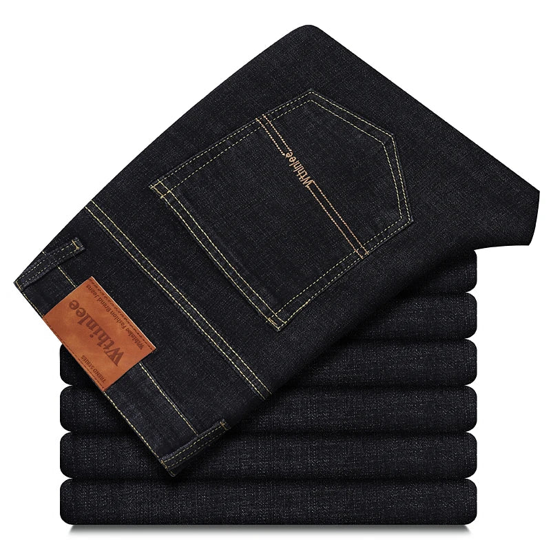 Wthinlee Business Casual Straight-Leg Jeans