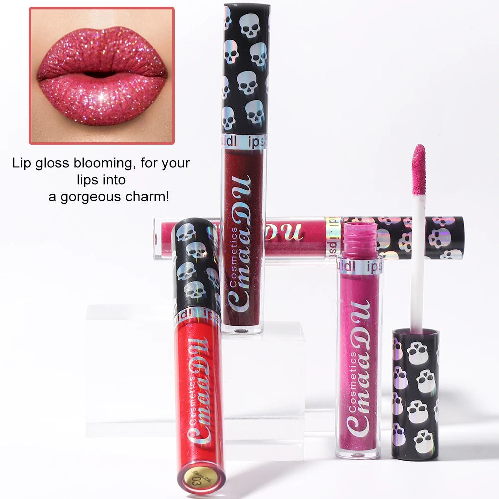 1 Pcs Honey Gloss Lipstick Lip Gloss- Volumizing Shade for All Skin Types Long-Lasting Non-Fading Waterproof Lips Non-stick Cup 3