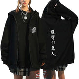 Women’s Anime Zip-Up Sports Hoodie