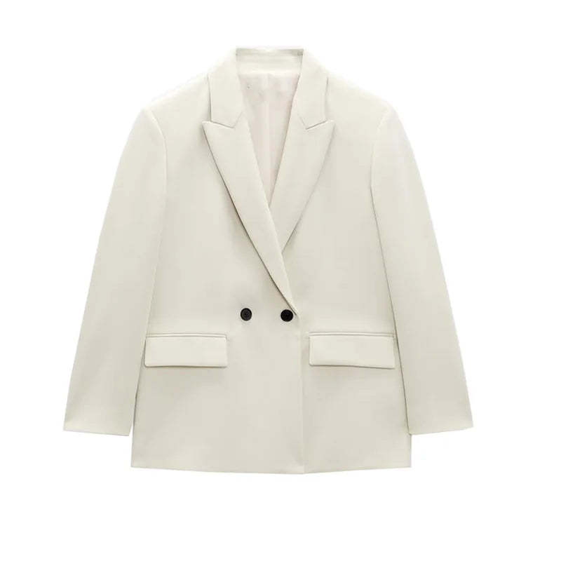 Women’s Premium Double-Breasted Commuter Blazer