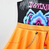 2025 Kpop Demon Hunters Kids Clothes Halloween Cosplay Rumi Mira Zoey Masquerade Party Performance Costume Fashion Girls Outfits 4