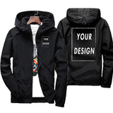 Men’s Custom Logo Waterproof Windbreaker