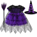 Toddler Girls' Enchanting Princess Spider Mesh Dress