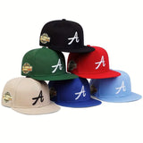 Gothic Hip-Hop Hat - Embroidered Letters, Unisex Baseball Cap