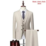 Men’s Premium 3-Piece Formal Suit Set