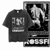 Acid-Washed Graphic Performance Tee