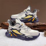 Winter Children Sneaker Shoes Fashion Platform Kids Boys Cotton Sneaker Warm Plush Casual Sports Tennis Shoes 2