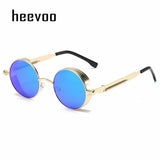 Steampunk Metal Round Sunglasses
