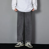 Men's Classic Wide-Leg Straight Jeans