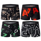 4-Pack Men's Fashion Printed Underwear: Breathable Boxers, Plus Size Options (Up to 6XL) 3