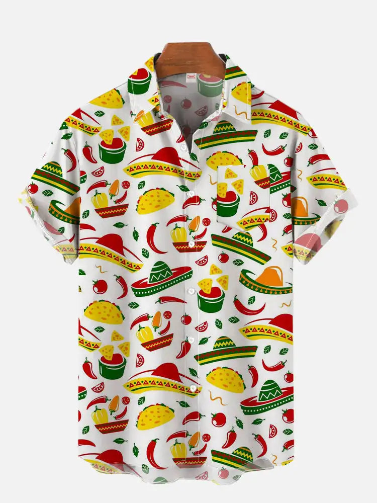 Mexican Graffiti Hawaiian Shirt
