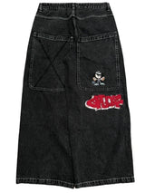 Y2K Embroidered Baggy Jeans