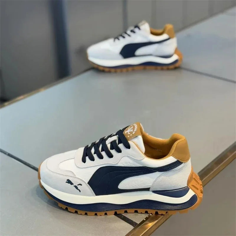 2025 Summer Casual Shoes Men's Sports Shoes Street Casual Platform Shoes Soft and Comfortable Non-slip Fashion Men's Shoes 3