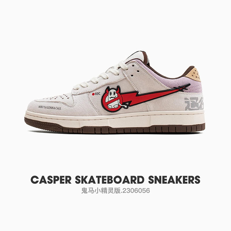 Mra Fashion Men's Sports Shoes Retro Niche Design Punk Style Street Skateboard Shoes Sports Casual Shoes Plaid Men's Shoes