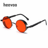 Steampunk Metal Round Sunglasses