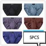 Men’s 100% Cotton Comfort Briefs (5-Pack)