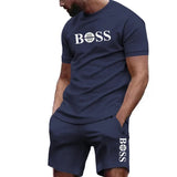 Men's two-piece sportswear, short sleeved T-shirt and pants set TheFashionFever
