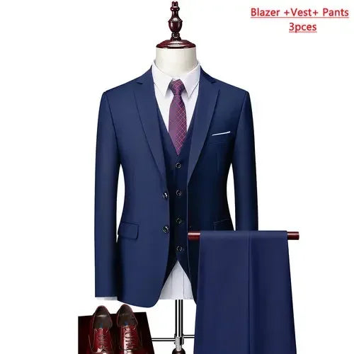 Men’s Premium 3-Piece Formal Suit Set