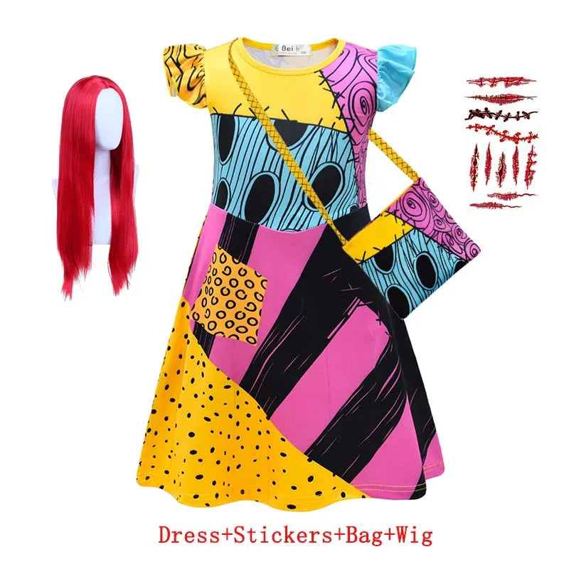 Girls' Sally Cosplay Party Dress